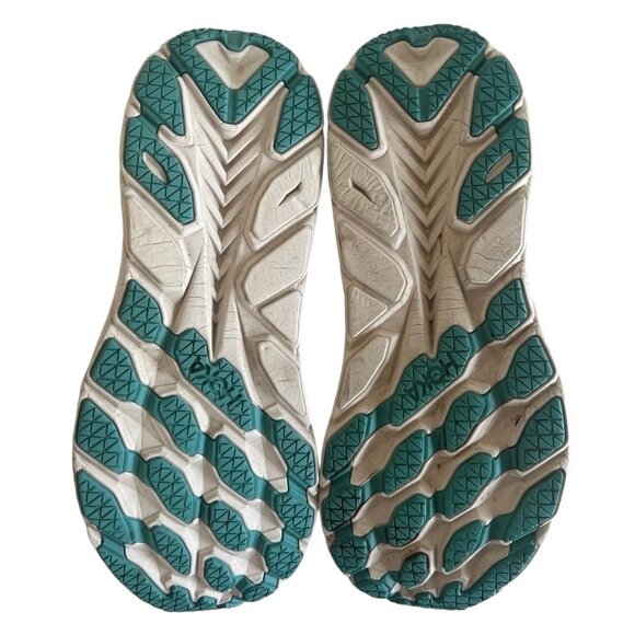 HOKA ONE ONE Clifton 8 Running Shoes 9.5 Sneaker Aquarella Eggshell Blue 1119394 - Picture 8 of 12